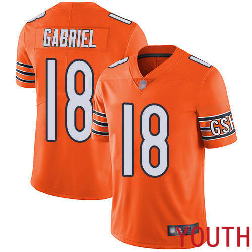 Chicago Bears Limited Orange Youth Taylor Gabriel Alternate Jersey NFL Football #18 Vapor Untouchable